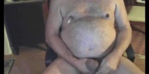 Old Bear Playing With His Nipples (Bear Daddy)