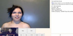 Meet girl on omegle with audio electro shock d ...