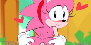 amy and sonic (Amy Rose)
