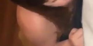 Beautiful Latina Sucking Cock