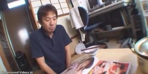 Busty Japanese idol visits the home of a fan (Yuma Asami)