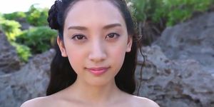 An Tsujimoto gravure model is Island Girl