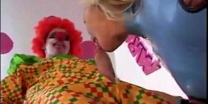 clown fucking scared woman