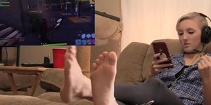 Fortnite with Brittney - beautiful soles 2