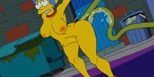 Marge Simpson and Alien