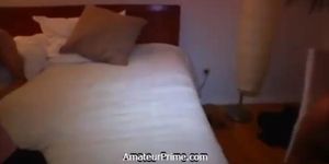 Real german hot wife gangbang in hotel room very hot