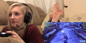 Fortnite with Brittney - beautiful soles