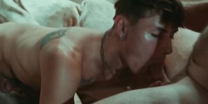 WAtch Cyrus Stark and Jake Jaxx in a hardcore fuck session