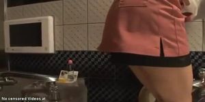 Japanese big boobs hotel maid fucked at work (Minami Ayase)