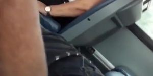 Caught masturbating on bus