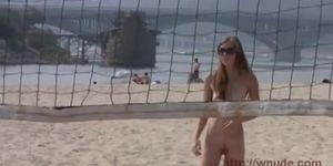 nudist video at a non nude beach
