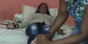 Latin Womens tickled (cosquillas)