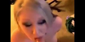 Cum Facial For Big Tits Teen Chick Who Gives Handjob & Blowjob
