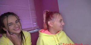 Two girls handjob SH69