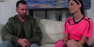 Iconic soccer Trans player Korra Del Rio enjoys rough anal pounding