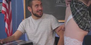 GenderX - Schoolgirl Natalie Mars Fucked By Classmate In School