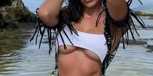 Ana Cheri Nude Beach Teasing Video Leaked (Ana Cheri Garcia)