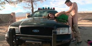 Big cock sheriff anal fucks students (James Deen, Lyla Storm, Casey Calvert)