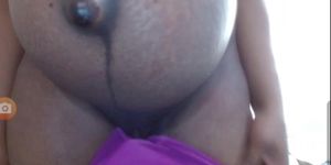 Big sexy pregnant black woman