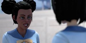 Hentai Schoolgirls Interracial Lesbian Sex | Superb 3D Animation (Eng Dubbed)