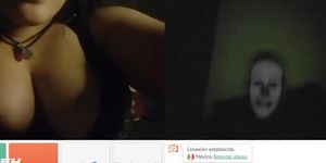 Mexican with big boobs likes it dickflash (ome.tv)