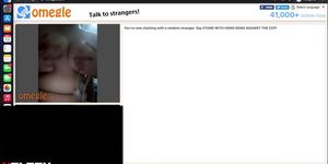 Omegle Girl Shows Boobs And Pussy