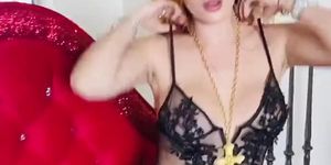 Bella Thorne Topless Teasing in Skirt Video