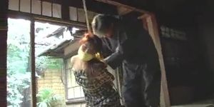 Japanese Woman tied up in Floor | Yukimura Haruki