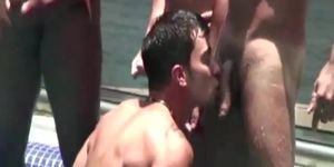 Pool Side Latin Sex Orgy