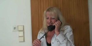 GRANNYBET - Old blonde is picked up for a good fucking