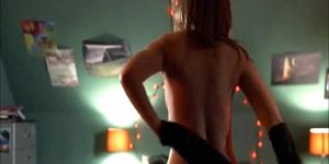 Celeb Lauren Cohan nude showing her bare breasts in movie