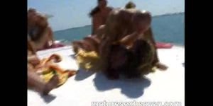 THE SWINGING GRANNY - More Yacht Orgy Part 1 - video 1