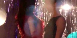Bi-curious model gets picked up and seduced at a party