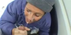 homemade amateur blowjob and facial (Ice Cold)