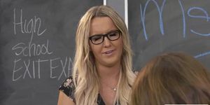 TBabe sucks her Students rough bigdick (Kayleigh Coxx)