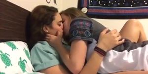 lesbians making out