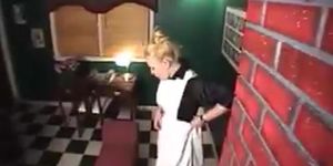 Maid spanking