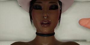 Beautiful Cowgirl Futa Loves Herself, Dildo, And You (Brittany Home Alone)