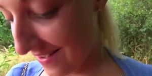 oversized tits being fucked outside (Krystal Swift)