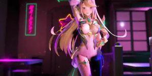 MMD R18 Mythra Xenoblade, Super Smash Bros ultimate (Blondie Anderson, Fetish Fatale, Anime Sex, amateur )