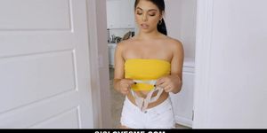 Sislovesme - Hot Latina Stepsister Gets Her Pussy Rocked