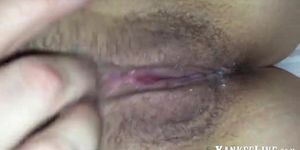 Closeup Pussy with Cum