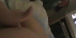 Close up video of amateur girlfriend riding her boyfriend's dick