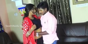 Telugu Aunty Swathi Romance With Old Boy Friend(1)