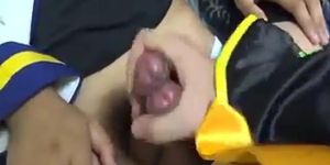 2 Japanese Traps rubbing cock