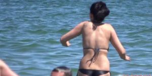 Big Tits Amateur Hot Teens Voyeur Beach Topless