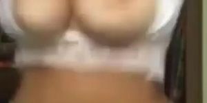 Titties bouncing in slow mo