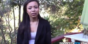 PropertySex - Hot black real estate agent tricked into fucking