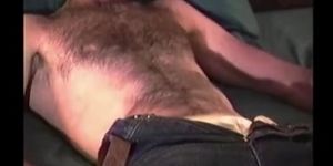Hairy Guy Claims Straight But Likes Getting Fucked