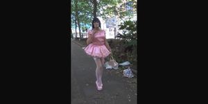 Donna Sissy Slut Public Walk (amateur )